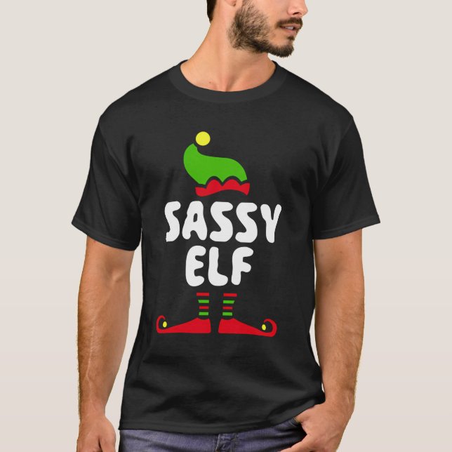 Camiseta Elf Sassy Correspondente à Camisa de Nata (Frente)
