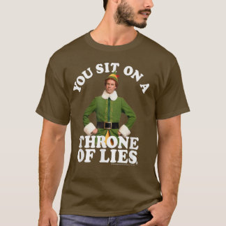 Camiseta Elf Senta-te num Trono de Mentiras