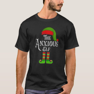 Camiseta Elfo Ansioso De Natal Com Ansiedade Social