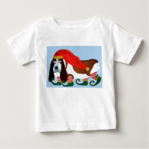 Elfo Basset Hound de Natal