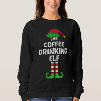 Camiseta Elfo Bebendo Café Grupo Familiar Correspondente Na