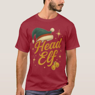 Camiseta Elfo Chefe – Edição Rascunho Dourado