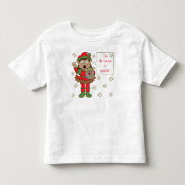 Camiseta Elfo Colorido Espelhante de Natal