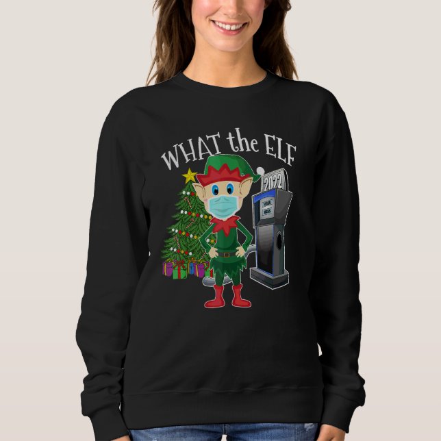 Camiseta Elfo com Máscara Gás Caro Que Elfo (Frente)