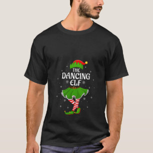 Camiseta Elfo Dançante Feminino Natal Família Garotas Mulhe