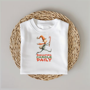 Camiseta Elfo de desenho animado retrô desejos irônicos