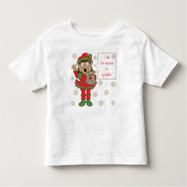 Camiseta Elfo Espelhante de Natal Colorido