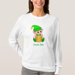 Camiseta Elfo Fofo & Texto do Green Day