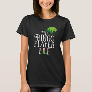Camiseta Elfo Jogador de Bingo Correspondente Família Grupo