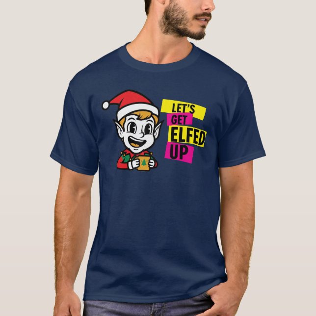 Camiseta Elfo Natalino Divertido (Frente)