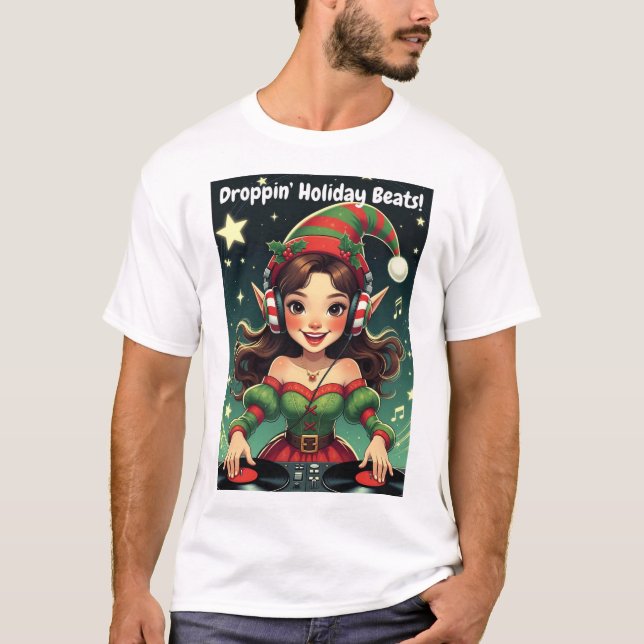 Camiseta Elfo nos Decks – Soltando Ritmos de Férias (Frente)