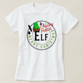 Camiseta Elfo Notário Público de Natal
