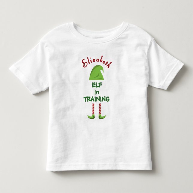 Camiseta Elfo Personalizado em Treinamento  (Frente)