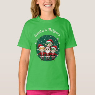 Camiseta Elfos Antigos Auxiliares do Papai Noel Encantadore