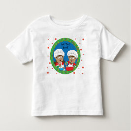 Camiseta Elfos de Natal de Cor Assando