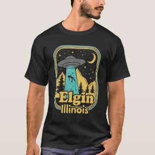 Camiseta Elgin Illinois Ufo Alienígena Hunter 80s Orgulho E