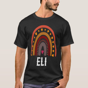 Camiseta Eli Colorful Rainbow men rapaz ideia do nome do be