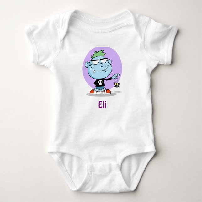 Camiseta ELI nome de menino roupa personalizada (Frente)