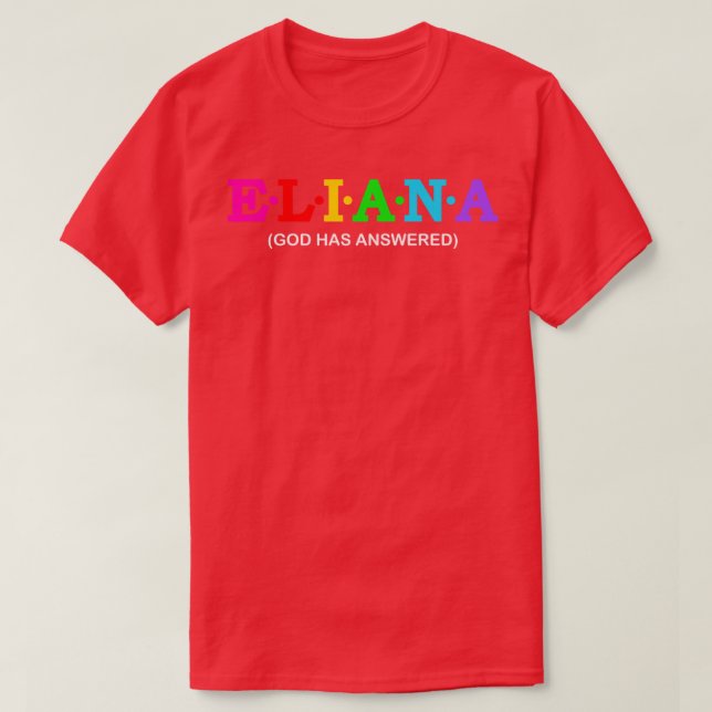 Camiseta Eliana Deus respondeu (Frente do Design)