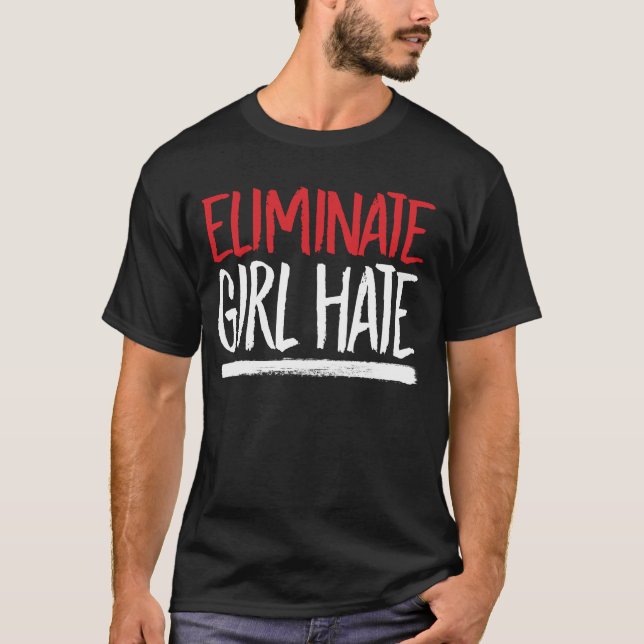 CAMISETA ELIMINAR ÓDIO DE GAROTA (Frente)