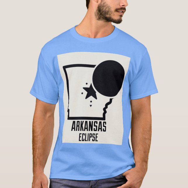 Camiseta Elipse do Arkansas (Frente)