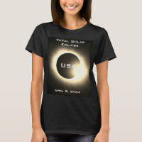 Elipse solar total dos EUA 8 de abril de 2024