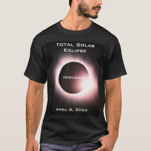 Camiseta Elipse solar total INDIANA 8 de abril de 2024