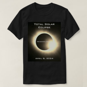 Camiseta Elipse solar total PENSILVÂNIA 8 de abril de 2024