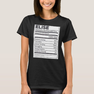 Camiseta Elise Nutrition Information Problem Solving Duro W