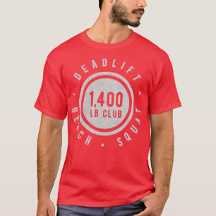 Camiseta Elite, Clube de 1400lb, Gym Forte Novidade