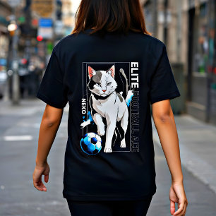 Camiseta Elite Neko Futebol Ás: Amantes de Futebol de Gato