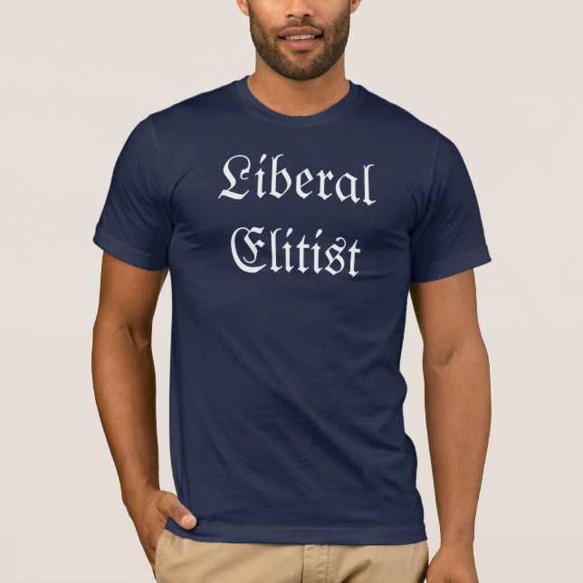Camiseta Elitista liberal (Frente)