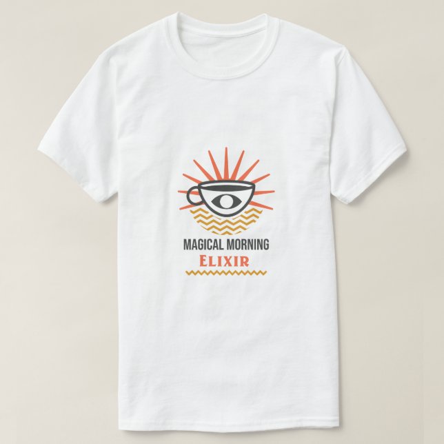 Camiseta Elixir - Café - Cafeína - Bebida (Frente do Design)