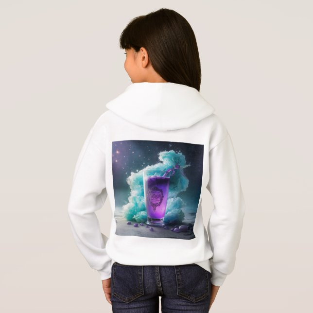 Camiseta "Elixir de Dreamer: Pó de Sono Púrpura Fotorealist (Parte Traseira Completa)