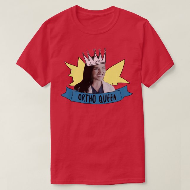 Camiseta Eliza Minnick ortho rainha (Frente do Design)