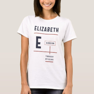 Camiseta Elizabeth Blood Corre Pelas Minhas Veias