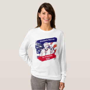 Camiseta Elizabeth Warren para as eleições do Presidente 20