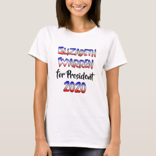 Camiseta Elizabeth Warren para o Presidente 2020