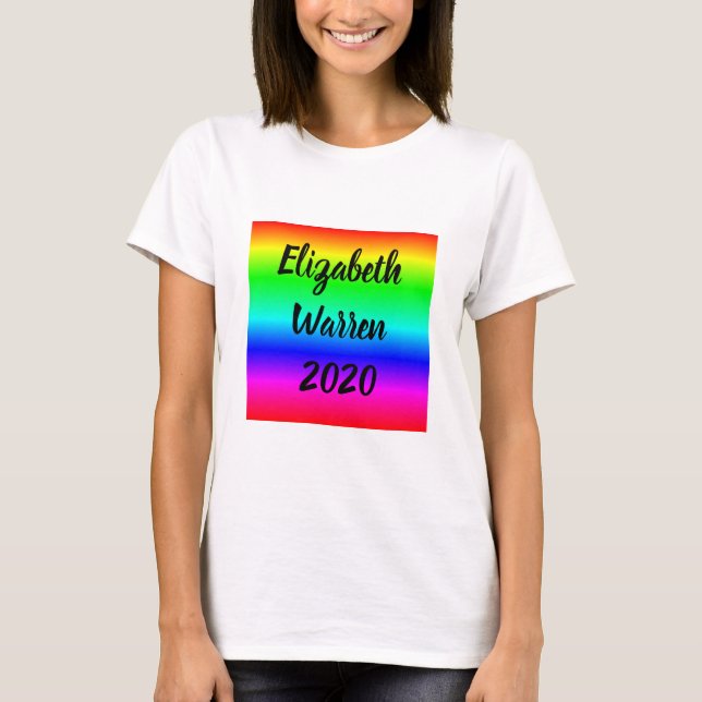 Camiseta Elizabeth Warren para Presidente em 2020 (Frente)