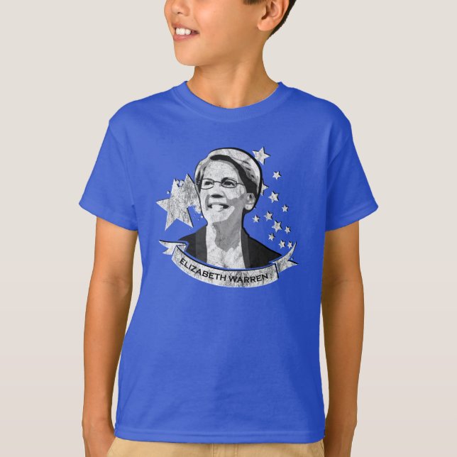 Camiseta Elizabeth Warren Star Banner (Frente)