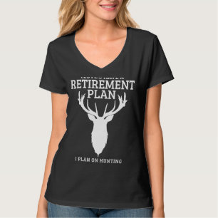 Camiseta Elk Deer Recessionário Caça-Aposentação