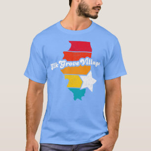 Camiseta Elk Grove Village Illinois Vintage angustiou Souv