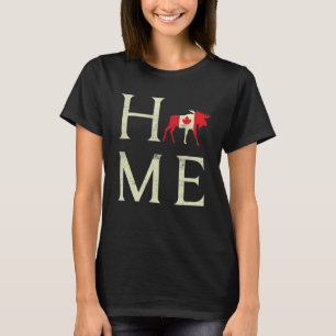 Camiseta Elk Home Canada Day Maple Proud Canadian Flag Cana