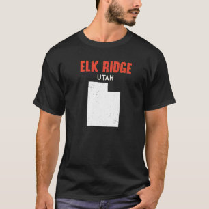 Camiseta Elk Ridge Utah Estado EUA Viagem Utahan