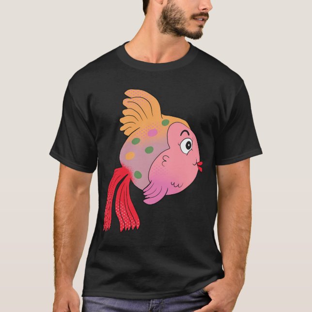 Camiseta Ella o Peixe Tropical (Frente)