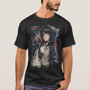Camiseta Ellen Joe ZZZ Tesoura de Cauda de Tubarão Fantasia