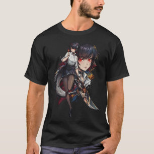 Camiseta Ellen Joe ZZZ Tesoura de Cauda de Tubarão Fantasia