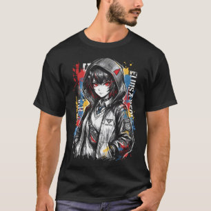 Camiseta Ellen Joe ZZZ Tesoura de Cauda de Tubarão Fantasia
