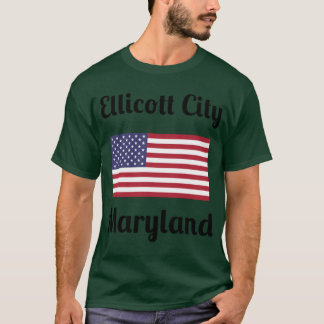 Camiseta Ellicott City Maryland Na moda Impressões1