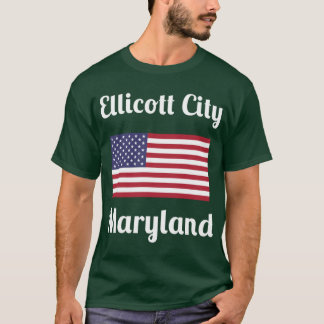 Camiseta Ellicott City Maryland Na moda Impressões2